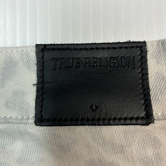True Religion Women's Liv White Leopard Print Relaxed
Skinny Stretch Jean. Sz 27 - Picture 12 of 15